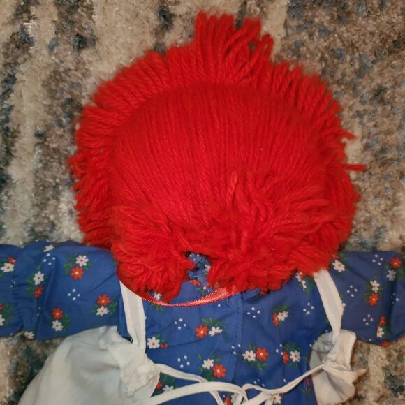 Vintage Collectible Raggedy Anne Doll By Johnny Gruelle 1980's - Picture 6 of 12